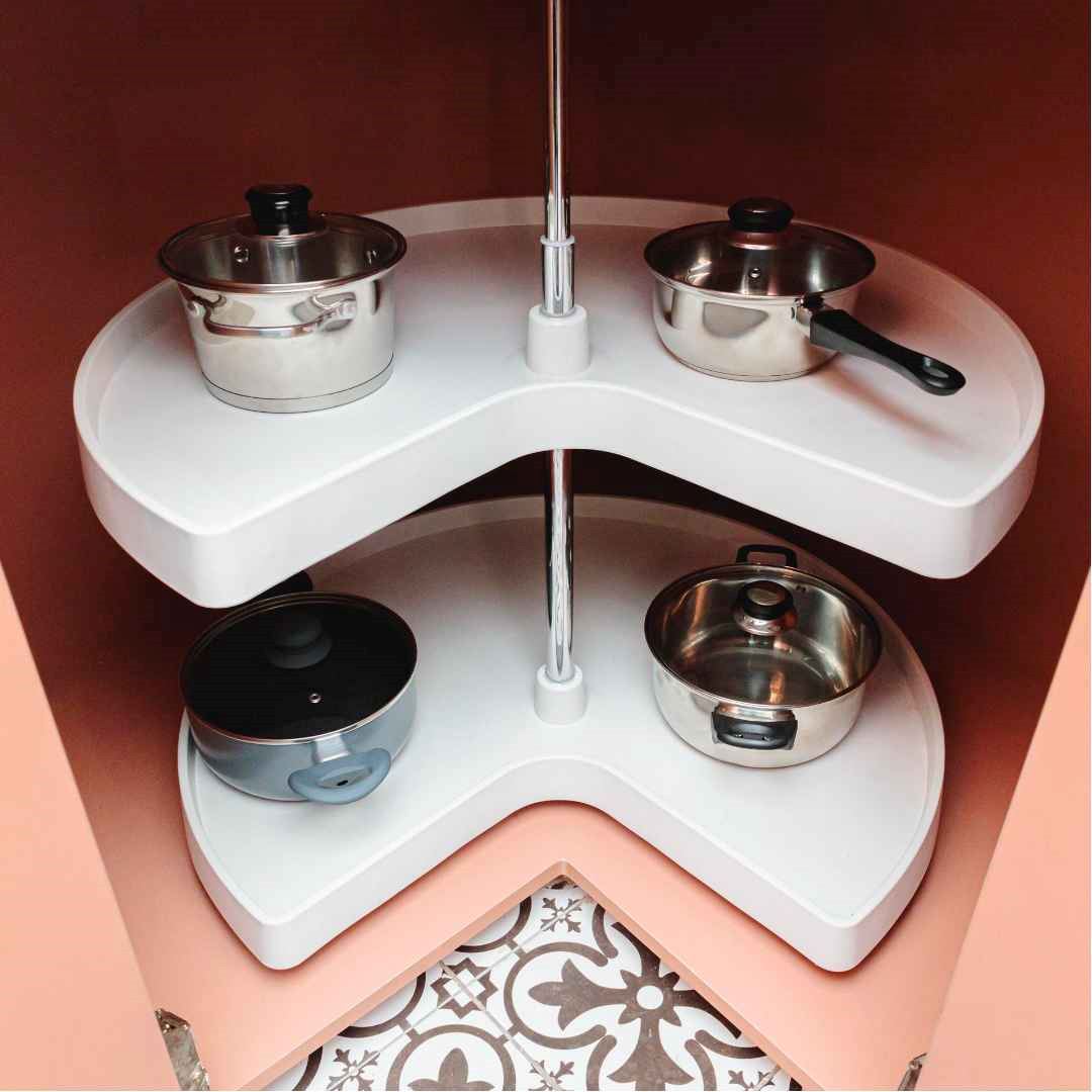 Esquinero giratorio para reposteros de cocina Más Casa Perú