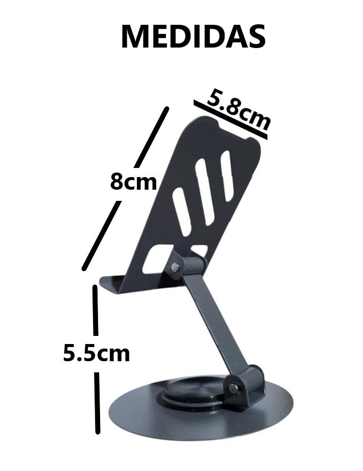 Soporte de telefono gira 360 º para tablet y teléfono