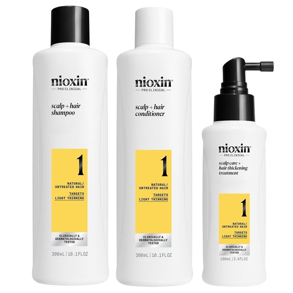 Nioxin 1 Tratamiento Densificador Anticaida Para Cabello Natural 300ml