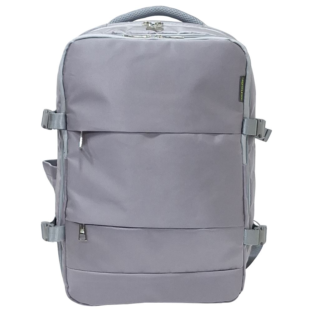 Mochila Viajera Kengar Modelo Travel - Plomo Plata
