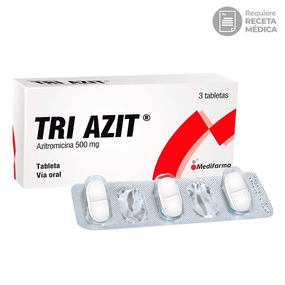 Tri Azit 500 mg Tabletas