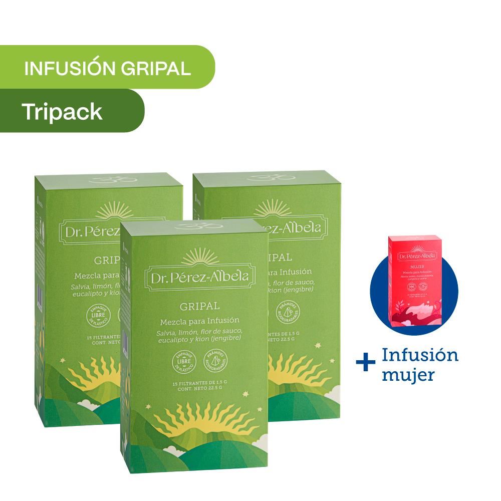 TRIPACK: INFUSIÓN GRIPAL - Caja x 15 und
