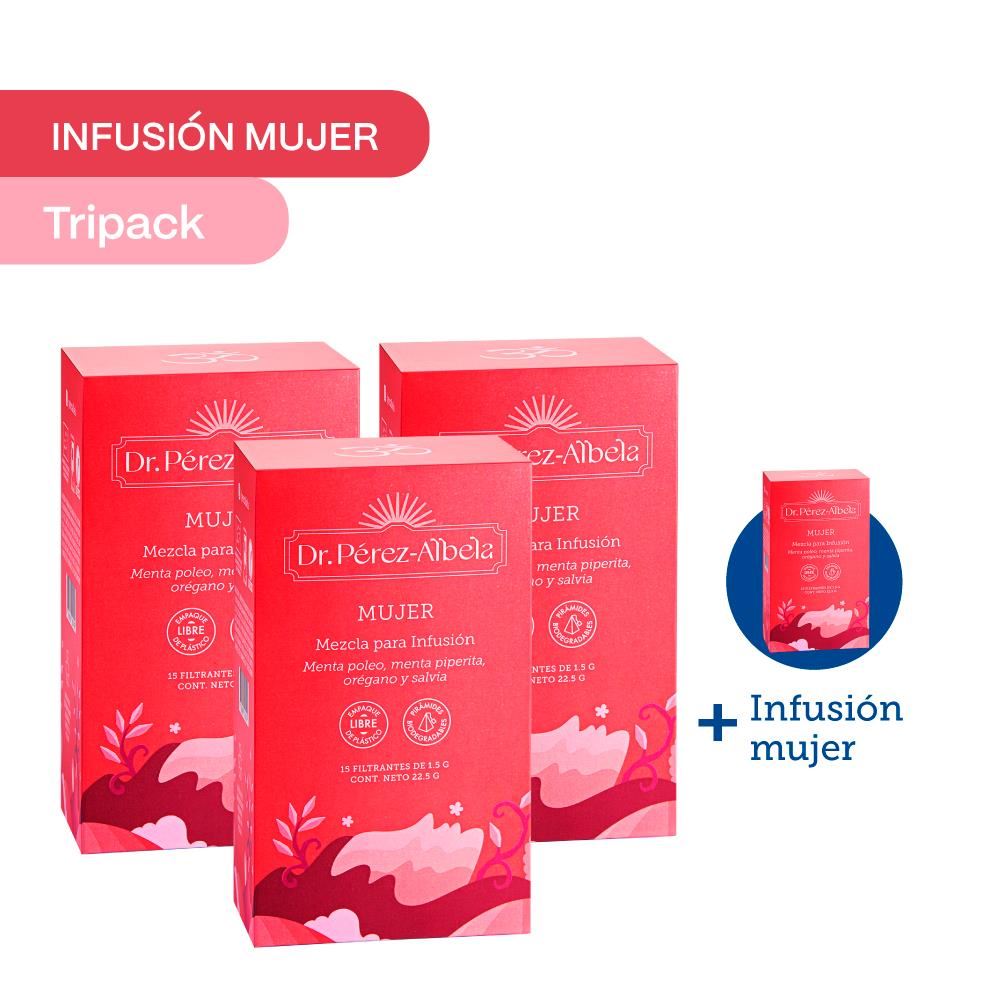 TRIPACK: INFUSIÓN MUJER - Caja x 15 und