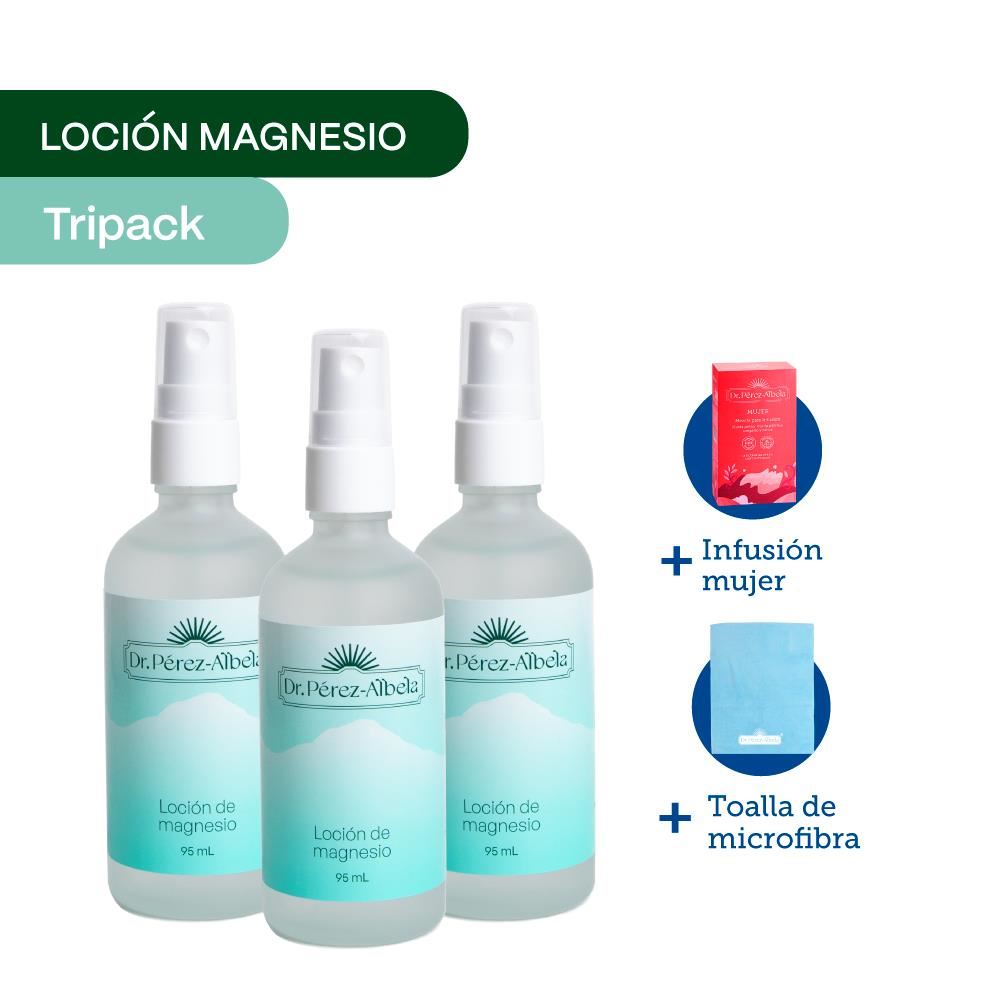 TRIPACK: LOCIÓN DE MAGNESIO X 95ML