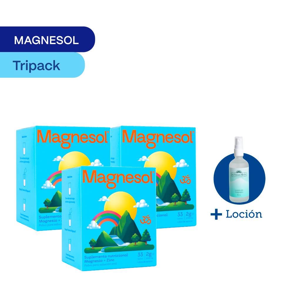 TRIPACK: MAGNESOL CLÁSICO x 33 sobres