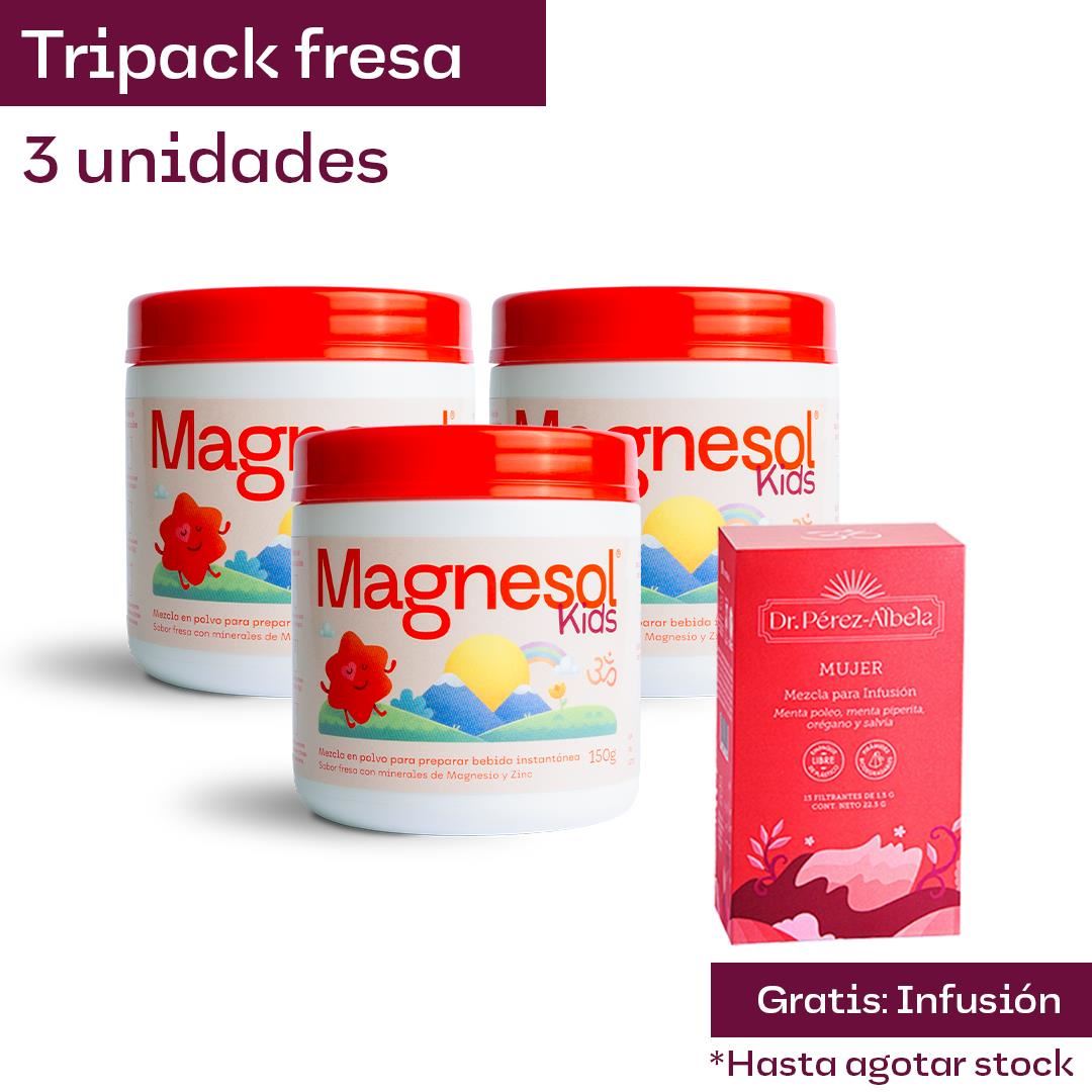 TRIPACK MAGNESOL KIDS X 150GR
