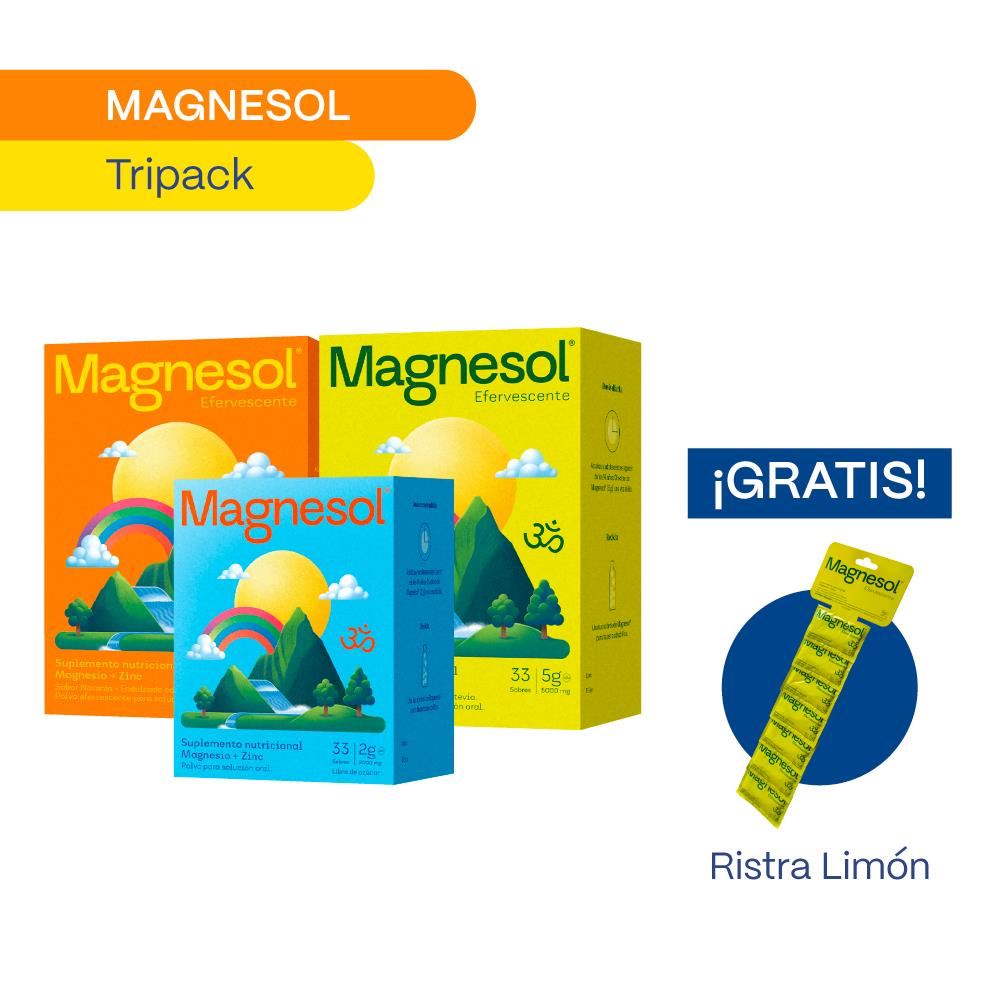 PACK 03 MAGNESOL SURTIDO x 33 sobres