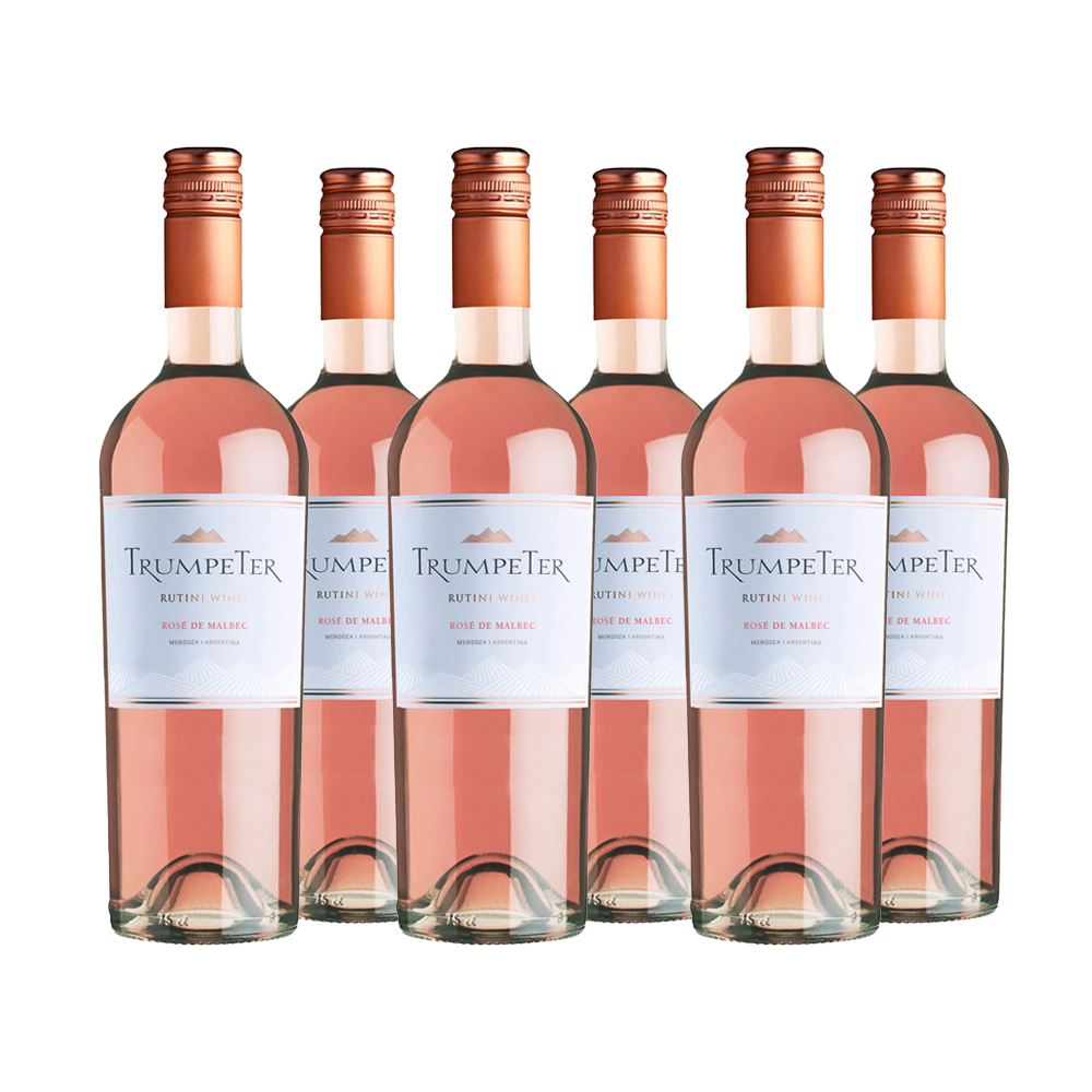 VINO TRUMPETER MALBEC ROSÉ 750 ML X 6 Bot