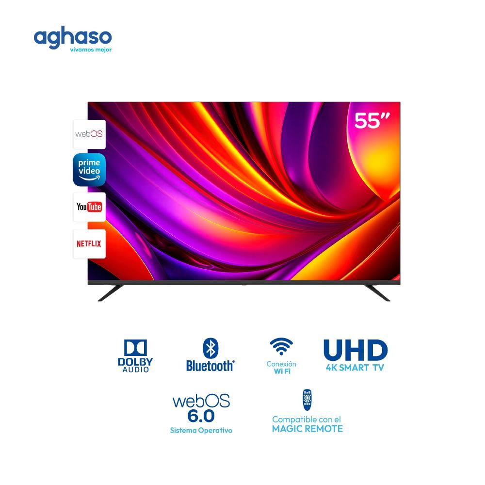 TELEVISOR AGHASO 55 ULTRA HD 4K
