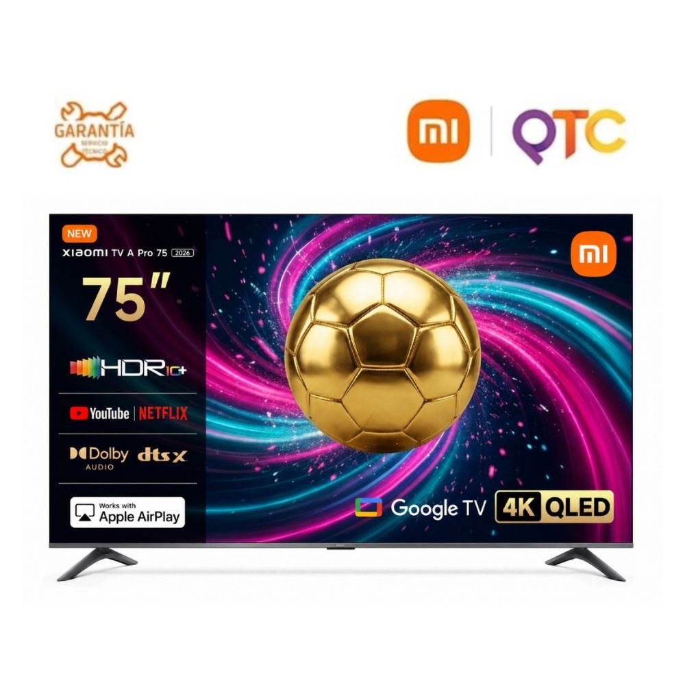Televisor Xiaomi 75" Smart TV QLED, 4K Ultra HD, A PRO 2026