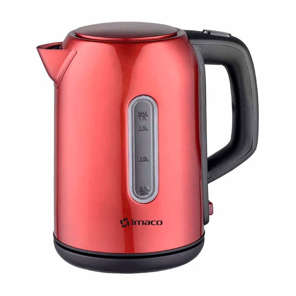 Hervidor Eléctrico Metálico 1.7L Imaco KE1722R Rojo