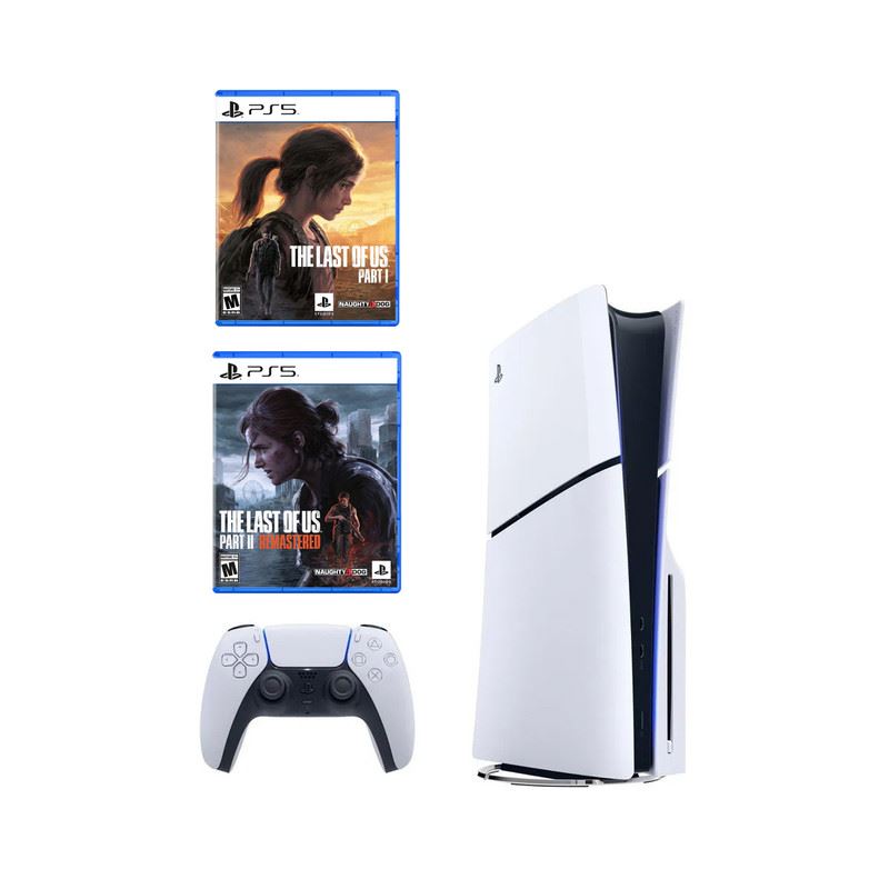 Playstation 5 Slim Lectora de Discos + The Last of Us 1 + The Last of Us 2