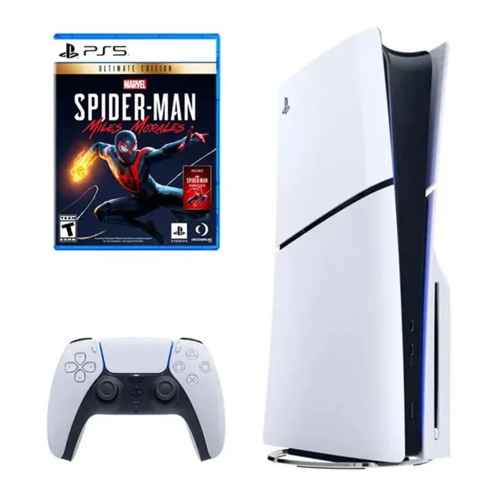 Consola Playstation 5 Slim Lectora de Discos + Spiderman Miles Morales Ultimate