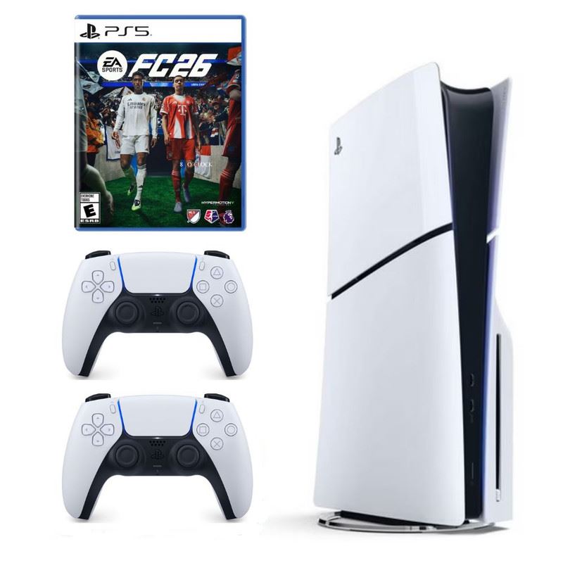 Consola PlayStation 5 + Mando Dualsense Blanco + FC 26 PlayStation 5