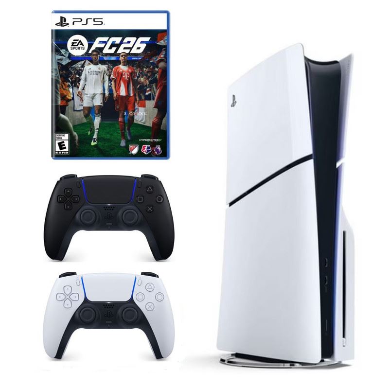 Consola PlayStation 5 + Mando Dualsense Negro + FC 26 PlayStation 5