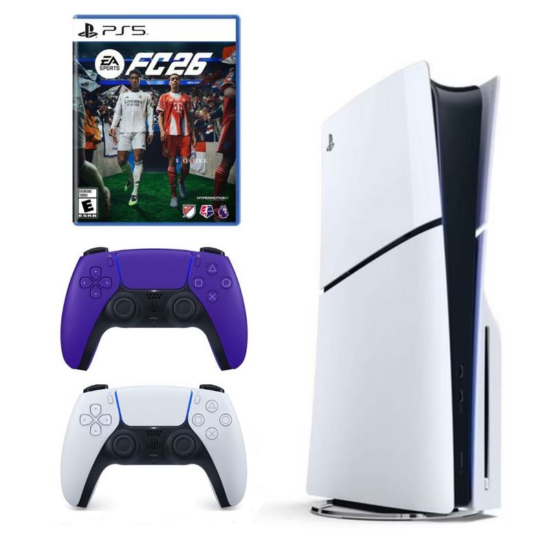 Consola PlayStation 5 + Mando Dualsense Morado + FC 26 PlayStation 5