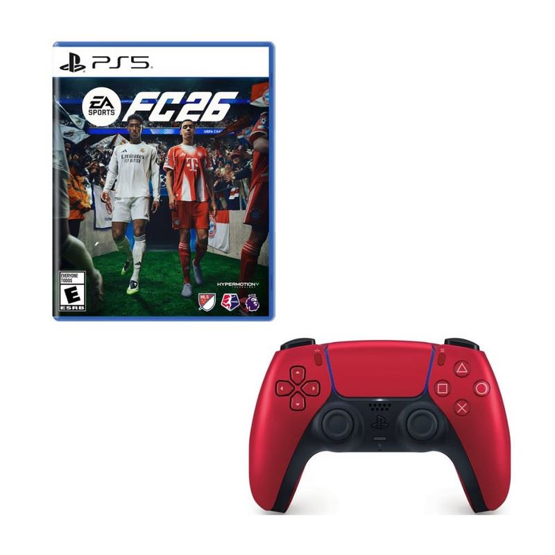 FC 26 PlayStation 5 + Mando Dualsense Rojo Volcánico