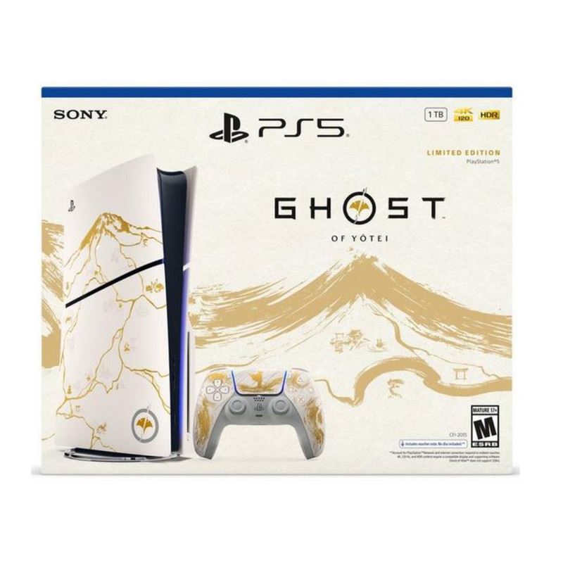 Consola Sony PlayStation 5 Slim Edición Limitada Ghost of Yotei Gold