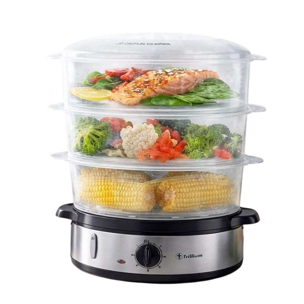 Olla vaporera eléctrica trillium 800w