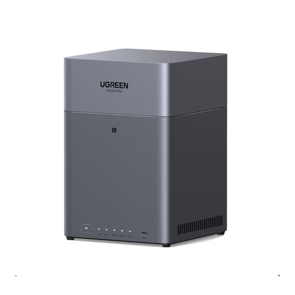 Almacenamiento UGREEN NAS DH4300 Plus Diskless (Sin discos) US + HDMI Cable