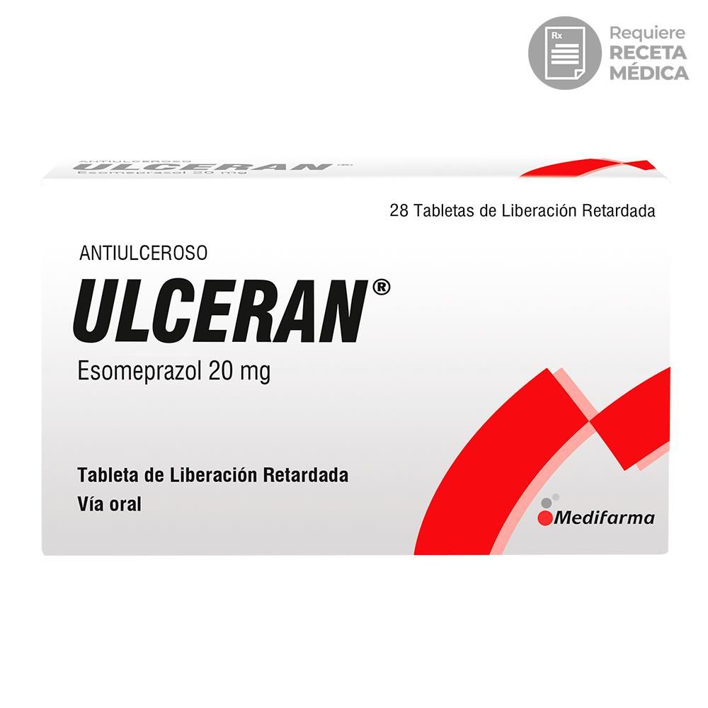 Ulceran 20 mg Tabletas de Liberación Retardada
