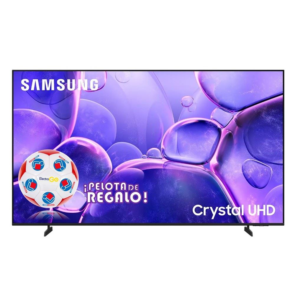 TELEVISOR SAMSUNG SMART TV 50" CRYSTAL UHD 4K UN50U8000FGXPE 2025 + PELOTA DE REGALO