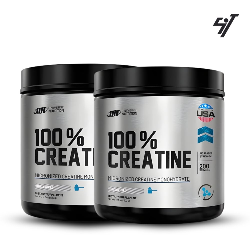 Creatina Monohidratada Universe Nutrition 500Gr Pack X2