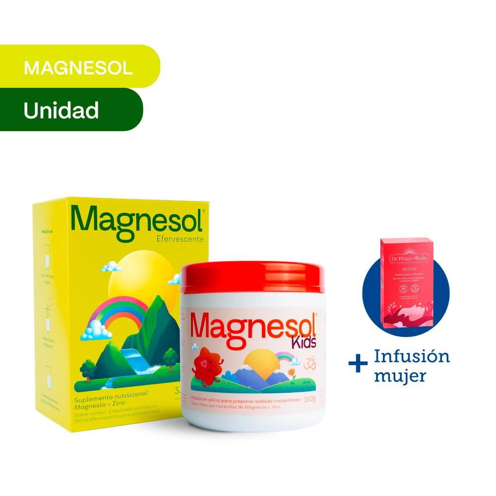 MAGNESOL KIDS + MAGNESOL LIMÓN