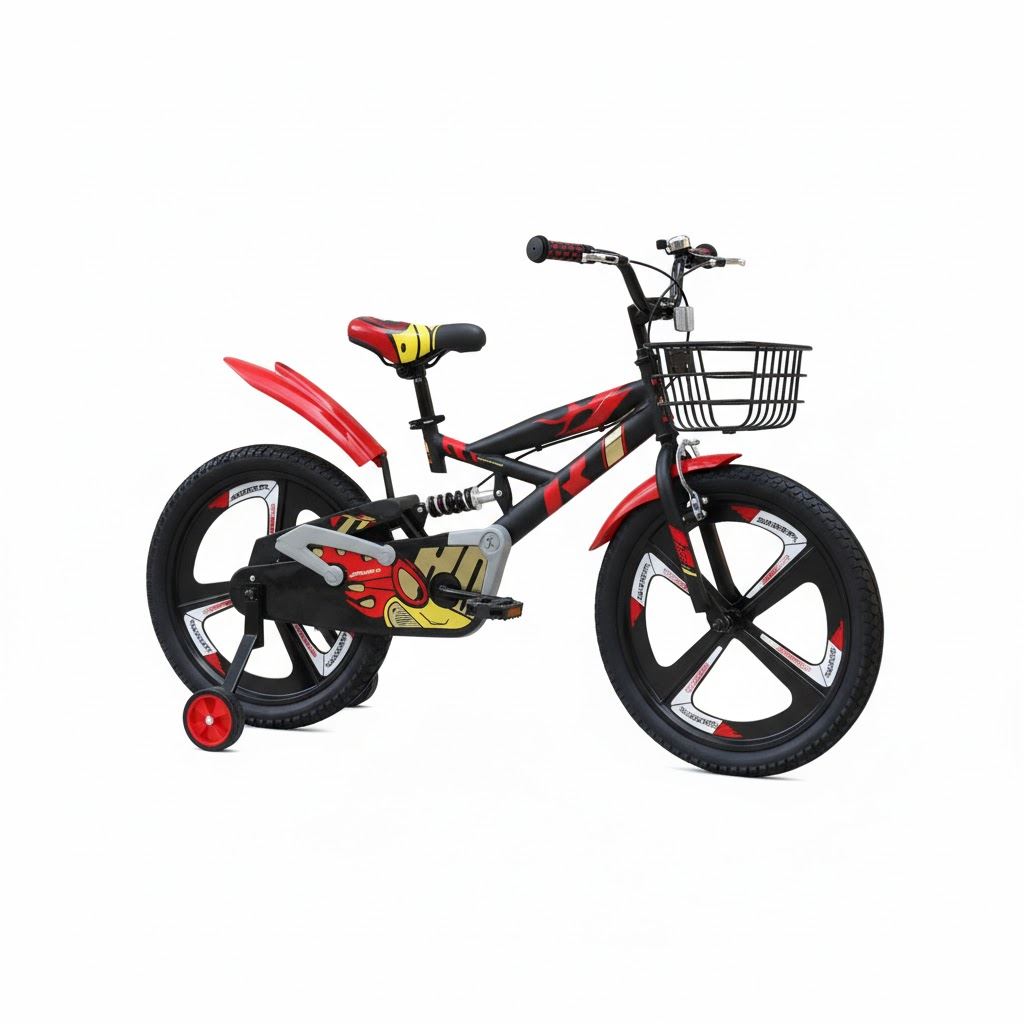 Bicicleta con Canasta Aro 20 «GUNGOR MAG» Aro de Magnesio Red
