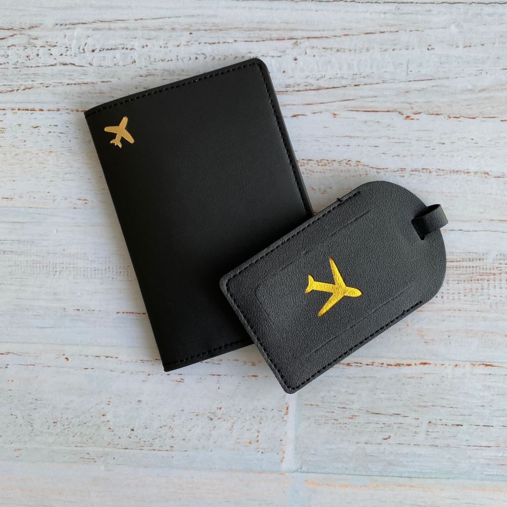Set De Viaje | Porta Pasaporte Y Tag Para Maleta