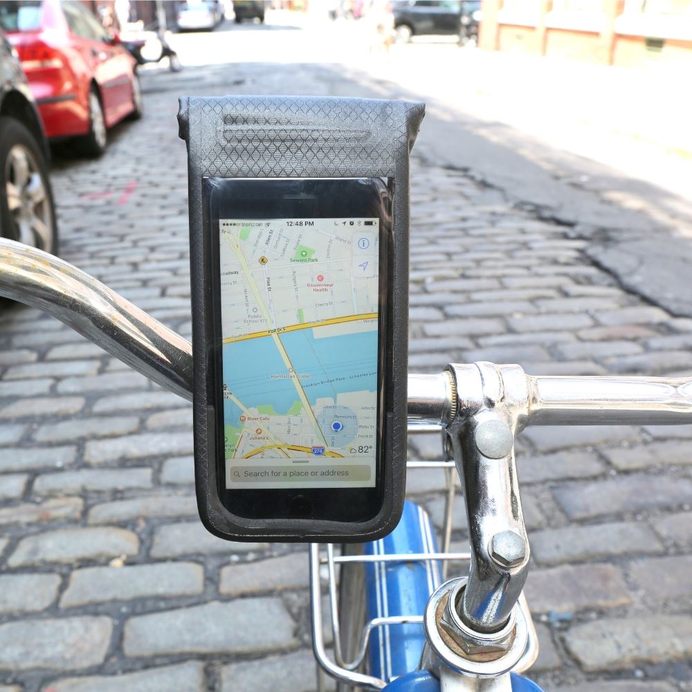 Porta Celular Bicicleta Impermeable Negro
