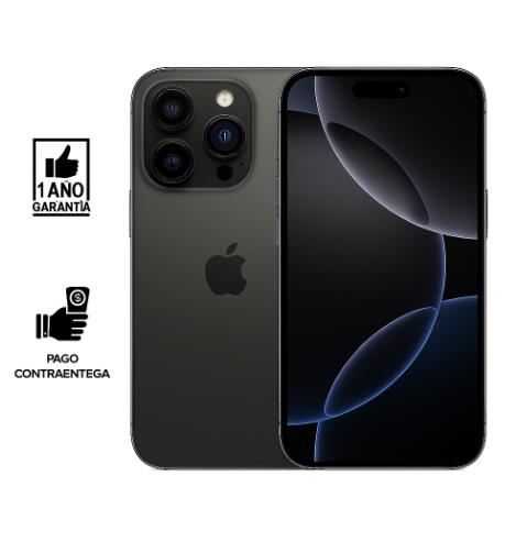 iPhone 16 Pro 256 Gb I Reacondicionado Grado A I color: Titanio Negro