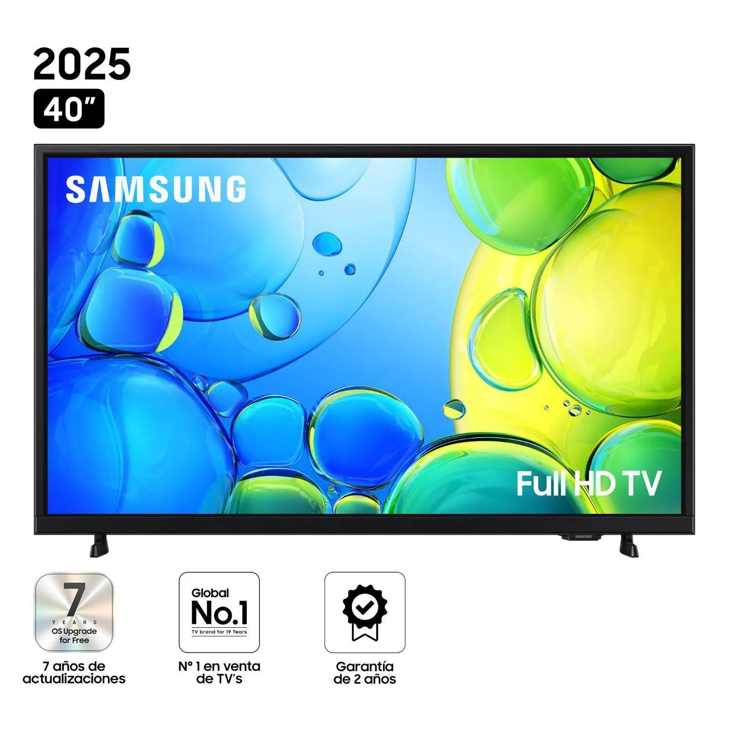 Televisor Samsung Smart TV QLED 40” Full HD Tizen OS - UN40F6000FGXPE