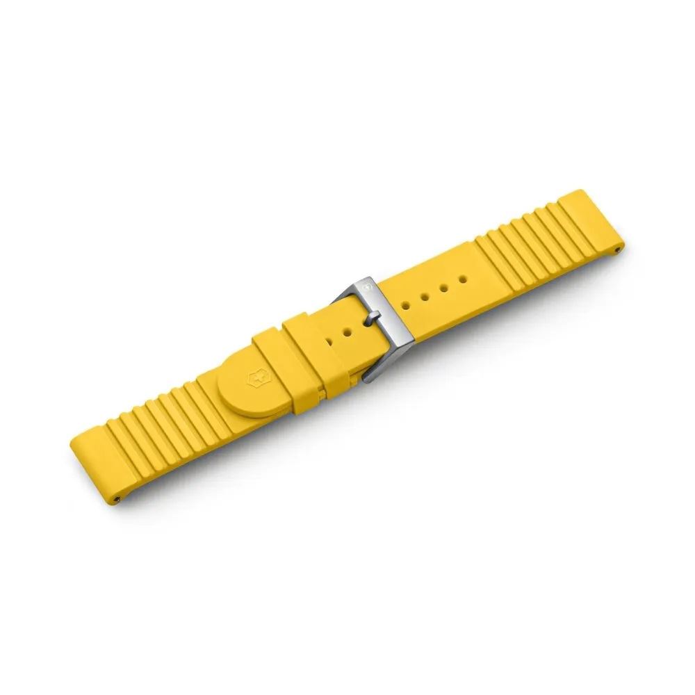 Correa de Caucho D1 para Reloj, Amarillo, Victorinox