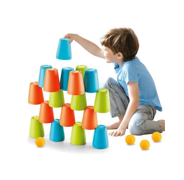 Vaso para apilar 3 en 1 – Juego didáctico para niños