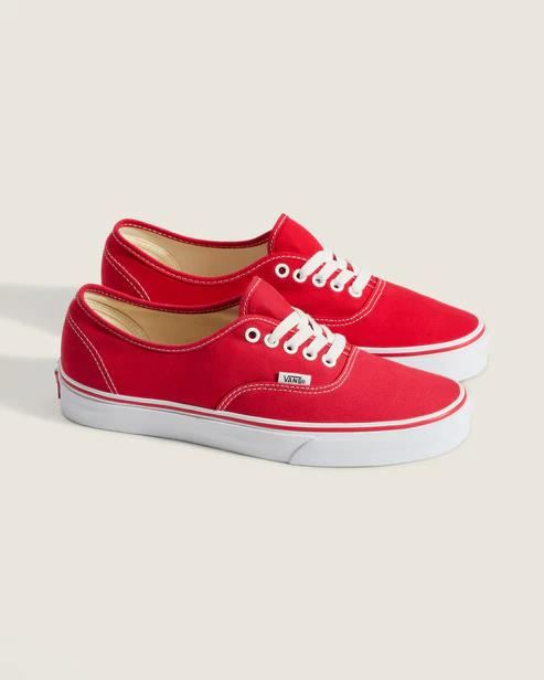 Zapatillas Vans Authentic Plain - Red