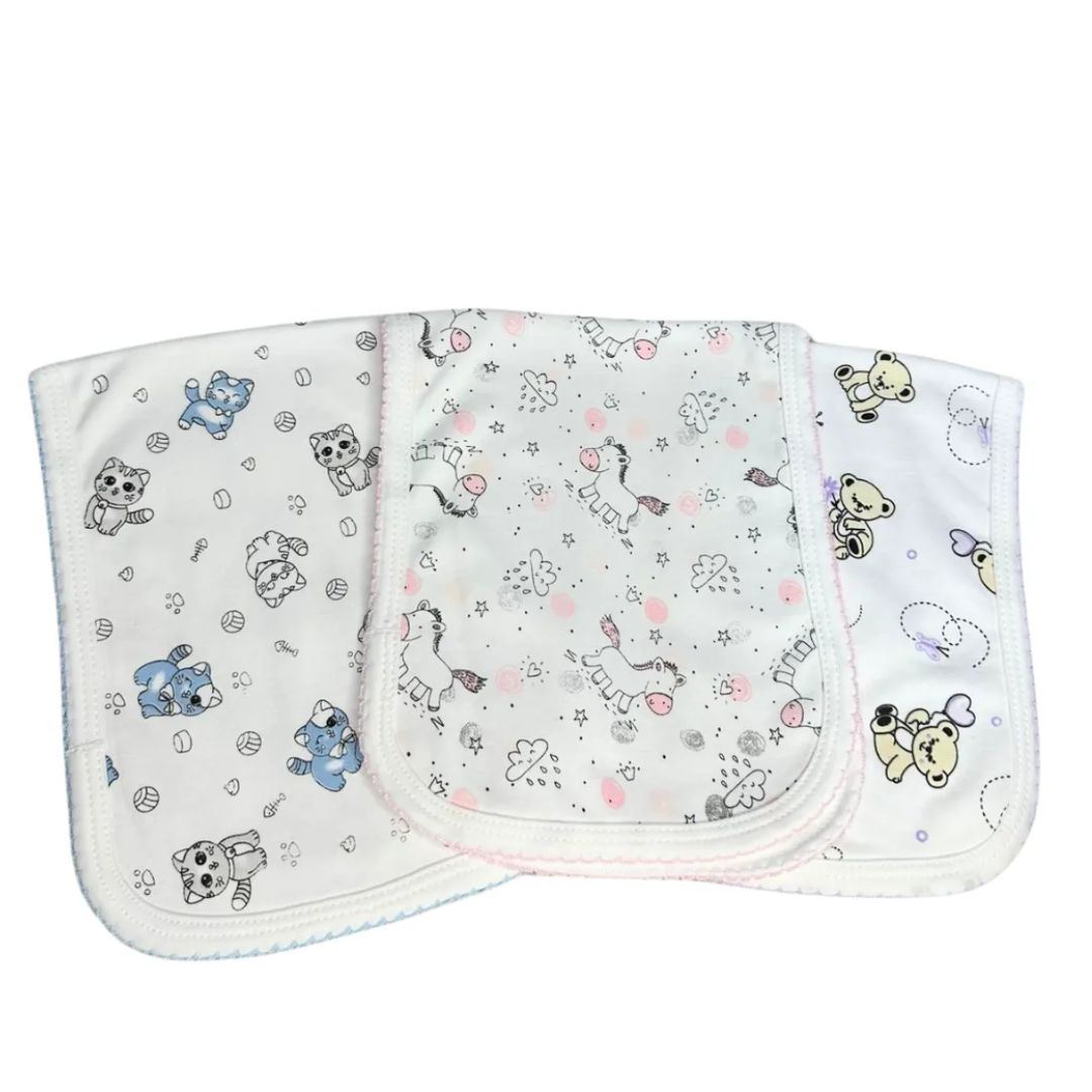 Pack 3 Baberos Babitas Para Bebe