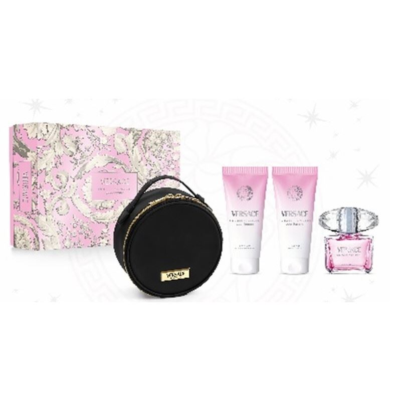 Versace Ladies Bright Crystal 4pcs EDT Gift Set Fragrances