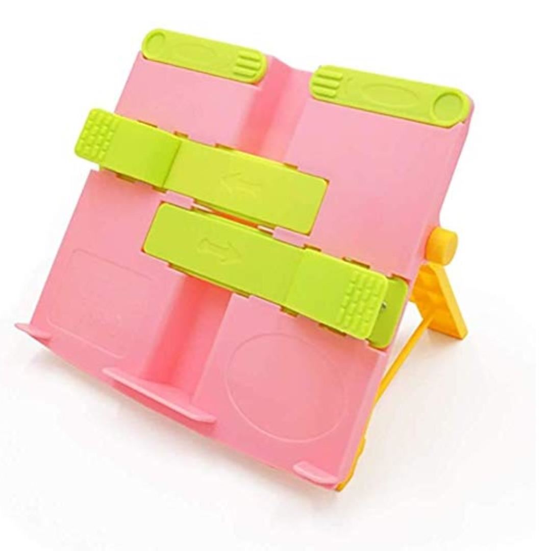 SOPORTE PARA LIBROS Y TABLET PARA NIÑOS ROSADO