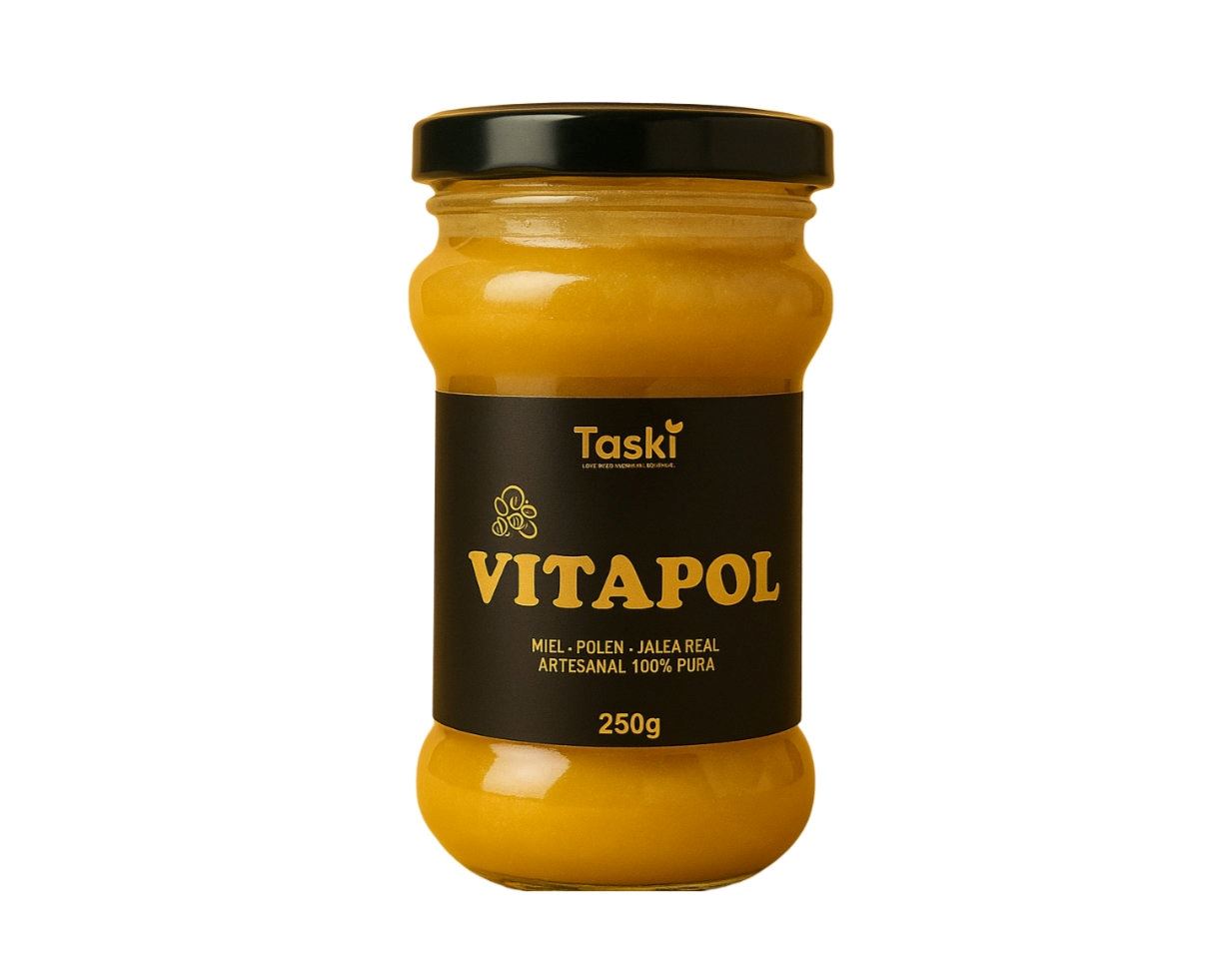 Vitapol 250g Energizante Natural con Miel, Polen y Jalea Real – Defensas y Concentración