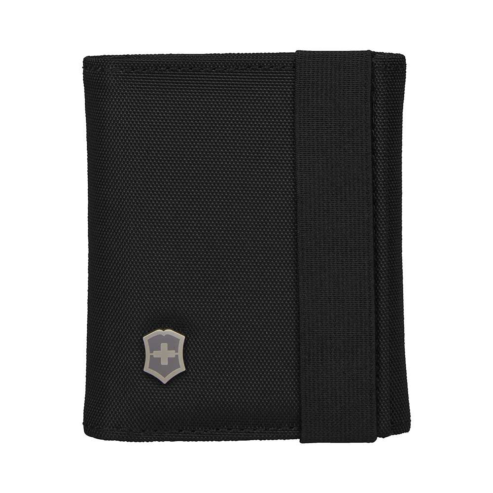 Billetera Trifold color negro,Victorinox