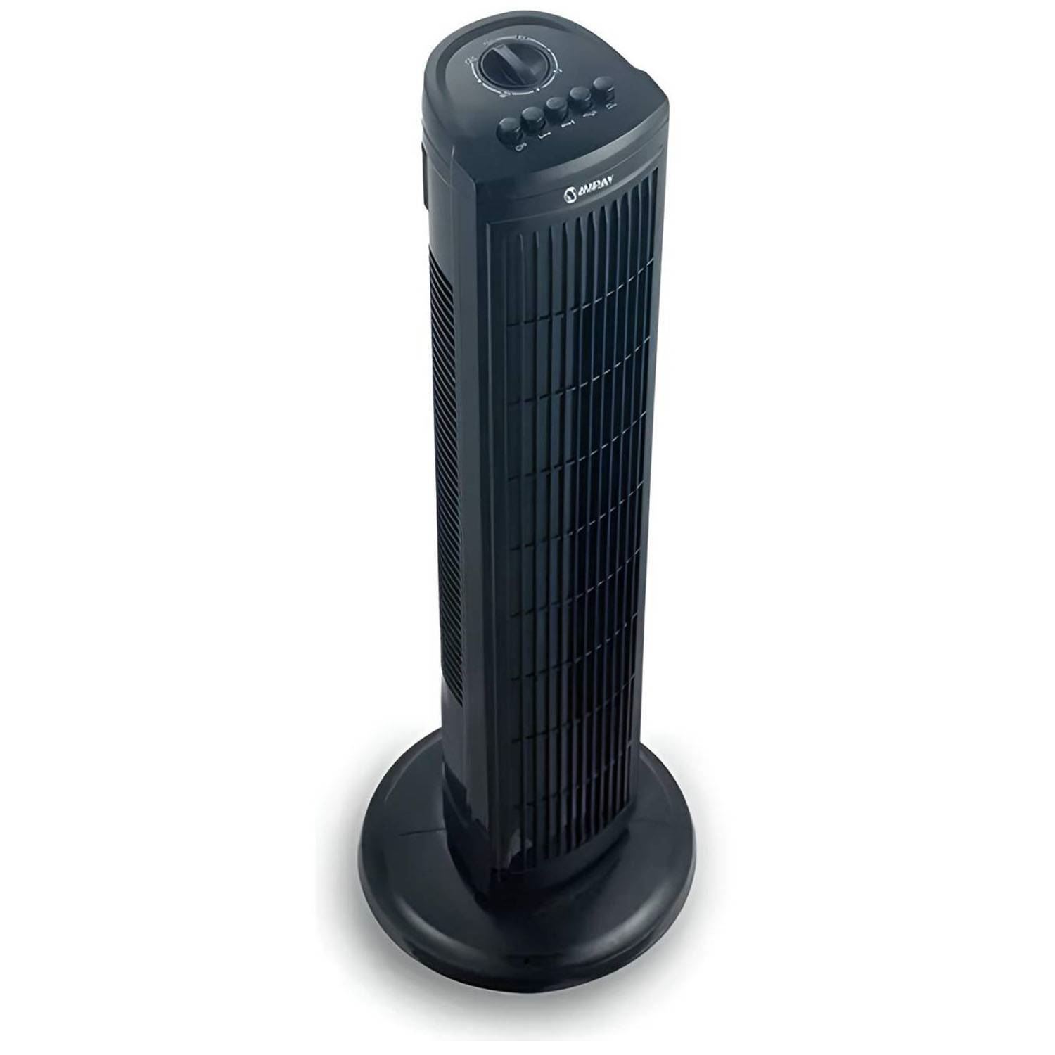 VENTILADOR DE TORRE MIRAY 30" VMTT-933 NEGRO