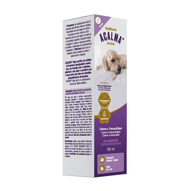 Spray Antiestrés Para Perros Acalma 60ml