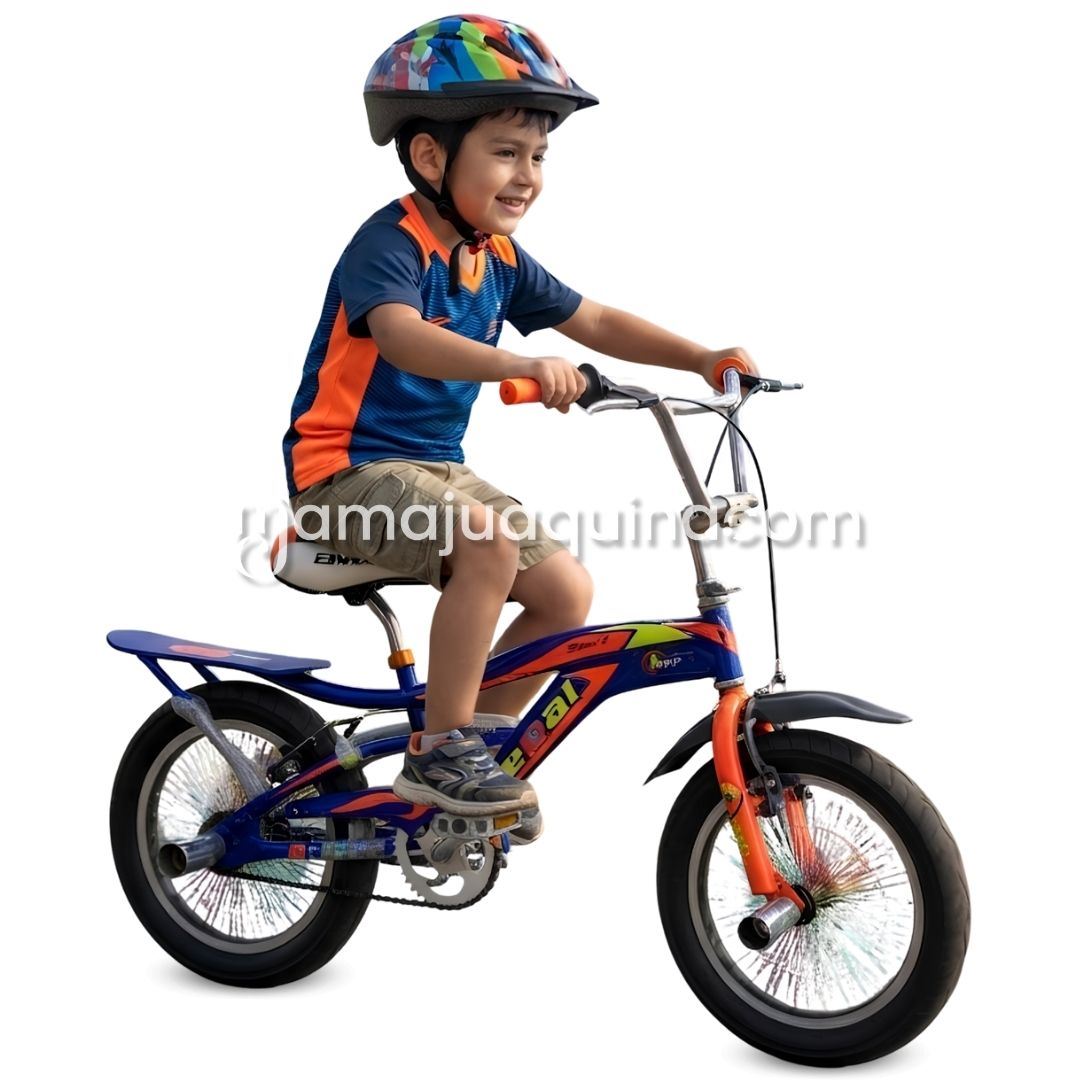 Bicicleta BMX Para Niño «VOLT» ARO 16 Colección Exclusiva Blue & Orange