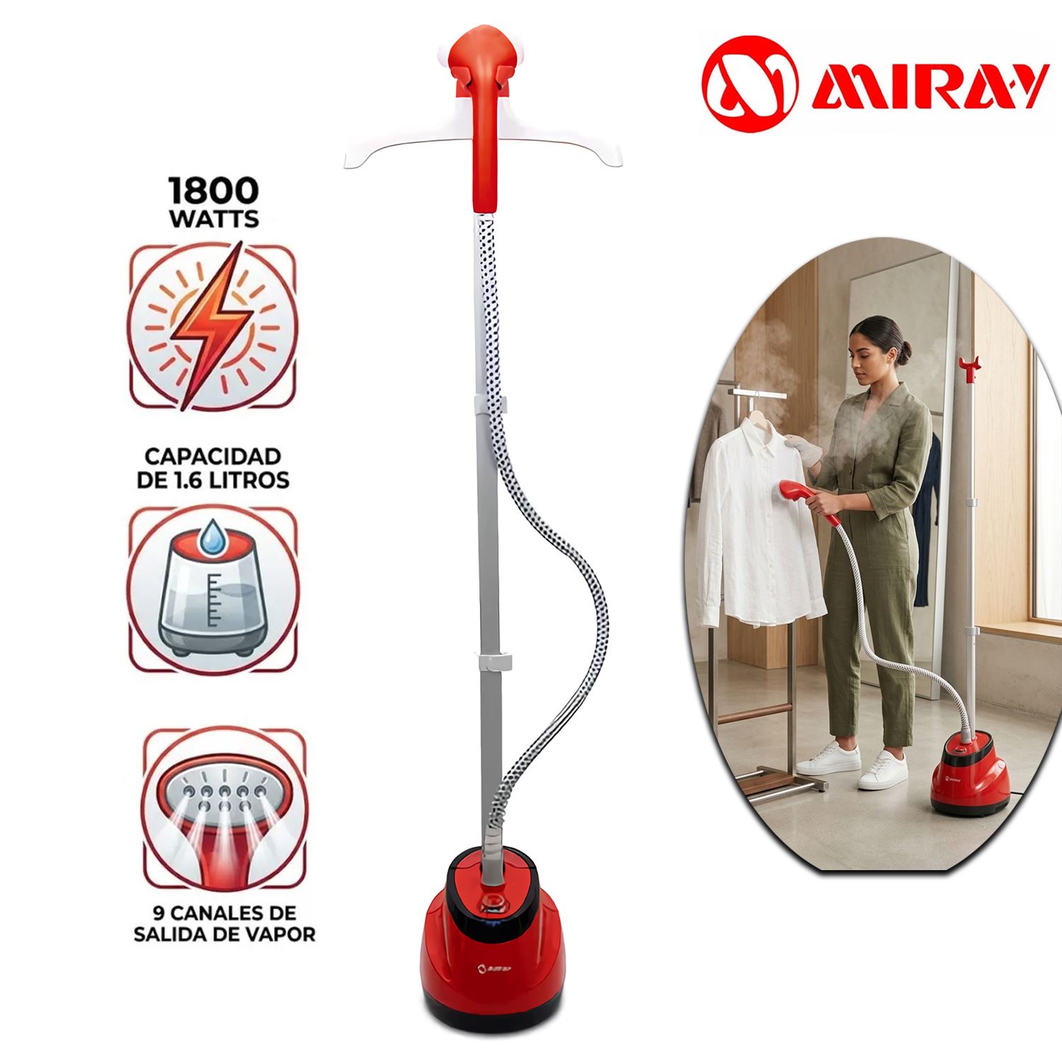 Vaporizador de Prendas Miray VPM-10