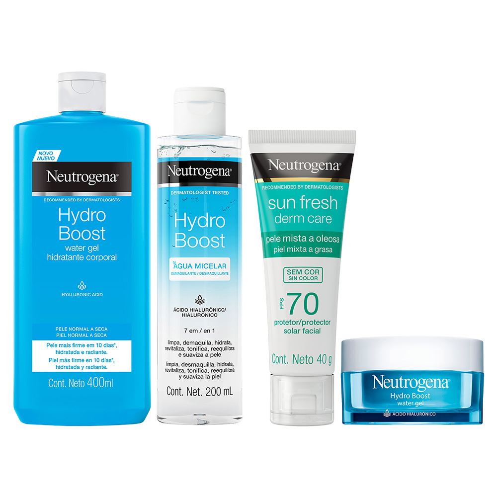 Neutrogena Pack Rutina De Limpieza Facial Completa