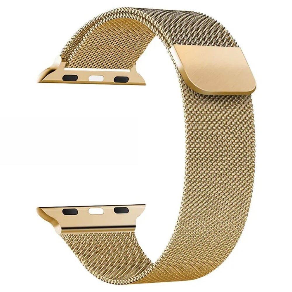 Correa Milanese Loop para Apple Watch 44/45/46/49mm Dorado