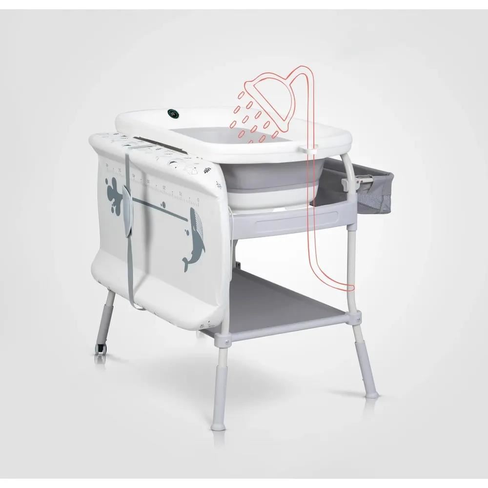 BAÑERA CON CAMBIADOR 2 EN 1 PREMIUM MULTIFUNCIONAL