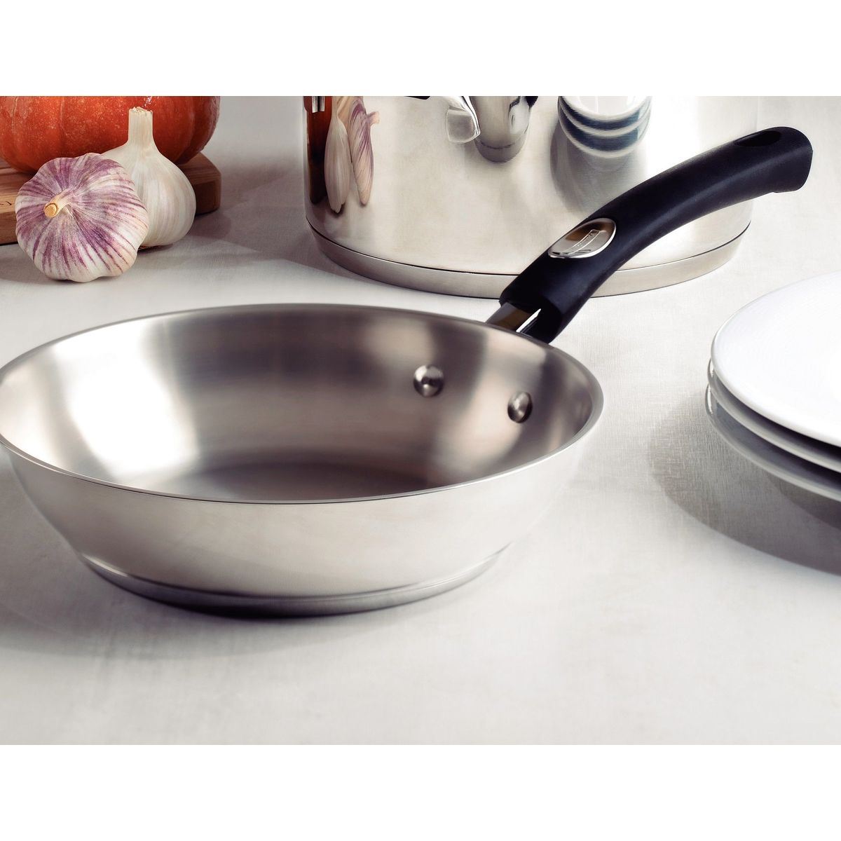 Sartén Acero Inoxidable con fondo triple 20 cm Tramontina
