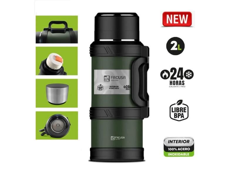 Termo Acero Inoxidable Explorer 2 litros Facusa